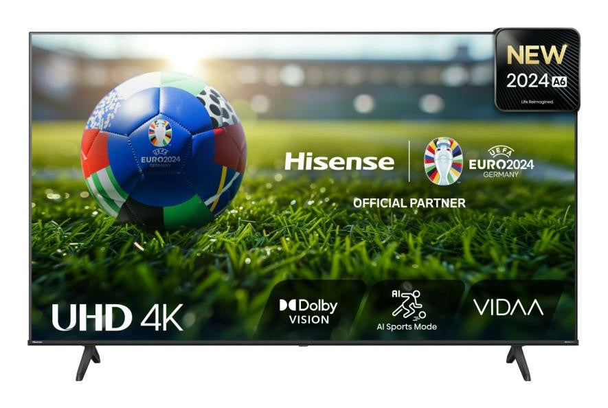 Hisense 43E6NT Televisor 109,2 cm (43) 4K Ultra HD Smart TV Wifi Negro 200 cd  m²