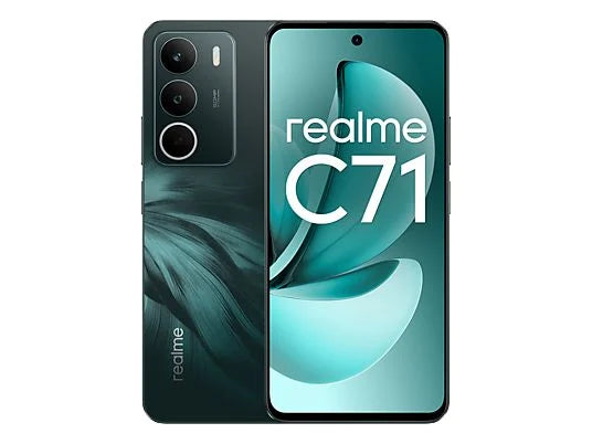 Realme C71 8256 GB Verde - 6, 67 120 Hz, Unisoc T725, Triple cámara 50 MP, 6000 mAh
