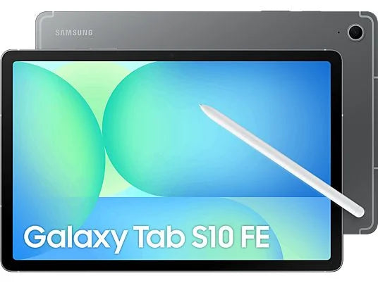 Tablet - Samsung Galaxy Tab S10 FE, 10.9 WUXGA+, 8 GB RAM, 128 GB, Gris, Sin Adaptador De Corriente, Con S Pen