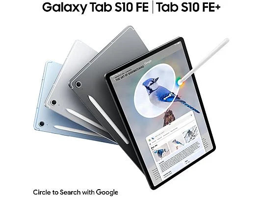 Tablet - Samsung Galaxy Tab S10 FE, 10.9 WUXGA+, 8 GB RAM, 128 GB, Gris, Sin Adaptador De Corriente, Con S Pen