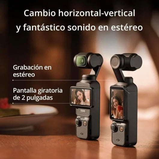 DJI Osmo Pocket 3 Cámara Suspendida 4K Estabilización en 3 Ejes Negra