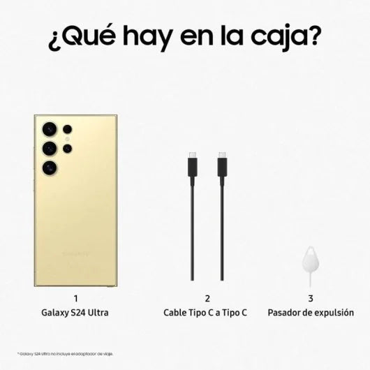 Samsung Galaxy S24 Ultra 12256GB Amarillo Titanium Libre Versión Importada EU