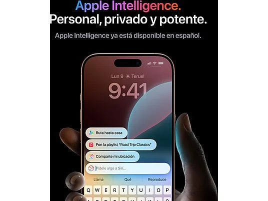 Apple iPhone 16 Pro Max, Titanio Natural, 256 GB, 5G, 6.9 " OLED Super Retina XDR, Chip A18 Pro, iOS