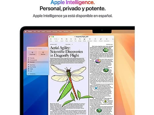 Apple MacBook Air (2025) 13.6 Retina, Chip M4 Apple, CPU de 10 núcleos, GPU de 10 núcleos, 16 GB RAM, 512GB de SSD, Blanco Estrella