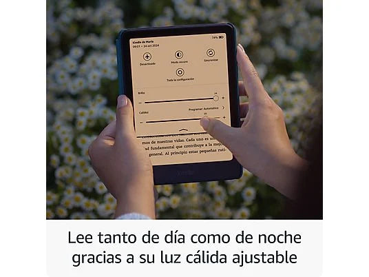 eBook - Amazon Kindle Paperwhite, 7, 16 GB, 300 ppi, Con publicidad, Sin reflejos, Autonomía de semanas, Negro