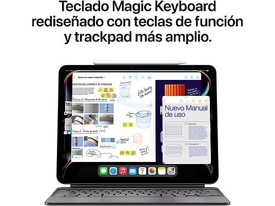 Apple iPad Pro (2024), 256 GB, Negro Espacial, 11", WiFi, Pantalla estándar, Chip M4, 10GPU