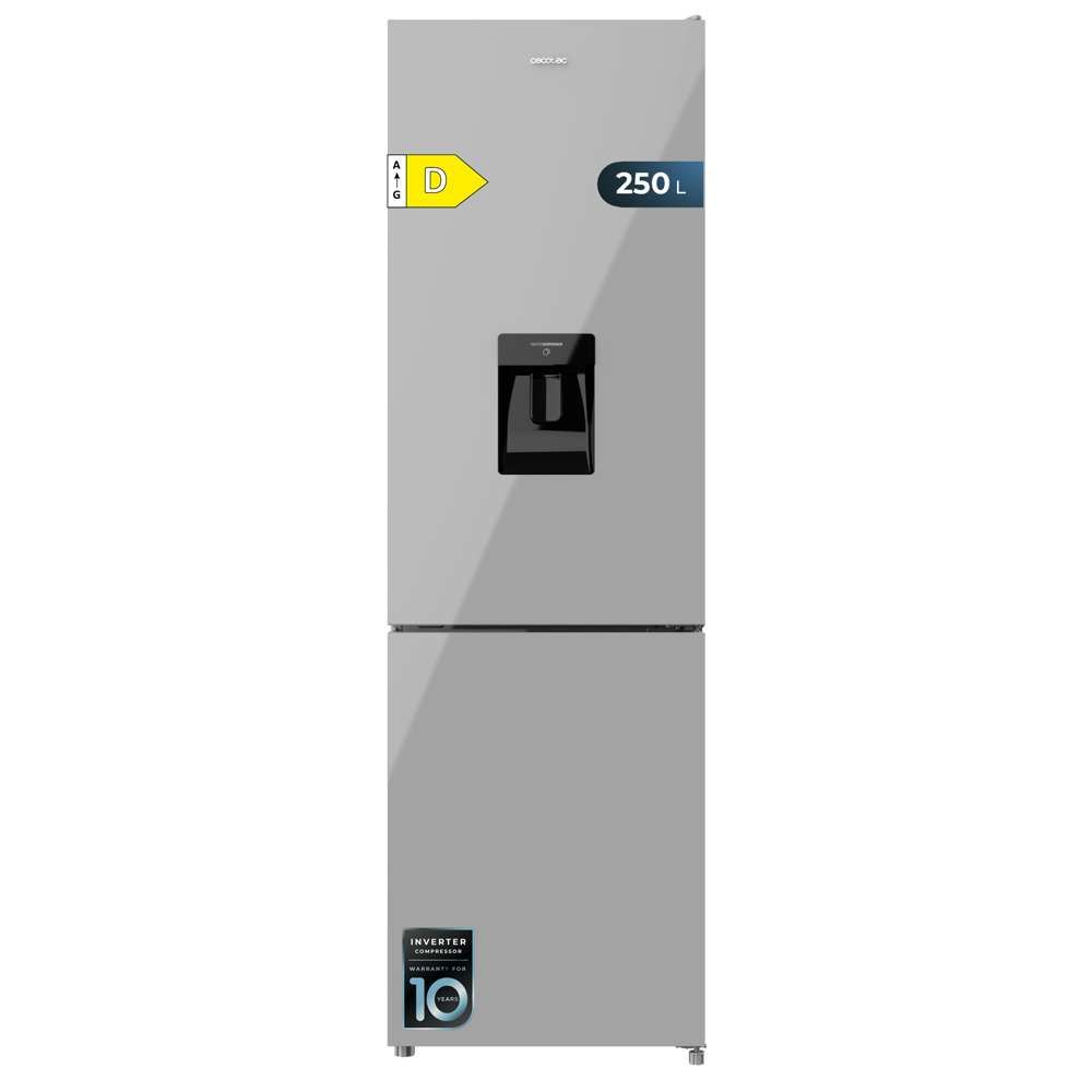 Cecotec Frigorífico Combi Bolero CoolMarket Combi 250 WD Grey Glass D