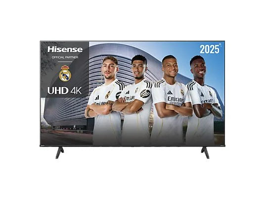 TV LED 65" - Hisense 65A6Q, UHD 4K, Quad Core/MT9603, IA 4K Upscaler, Modo Juego Plus, Control por voz, Negro