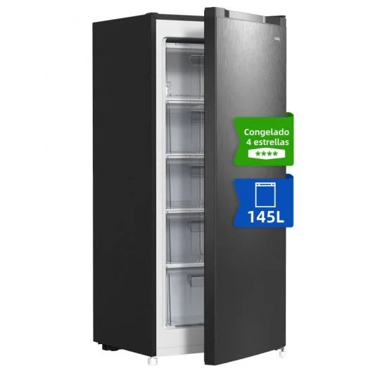 Congelador Vertical 145l 5 cajones puerta Reversible Chiq