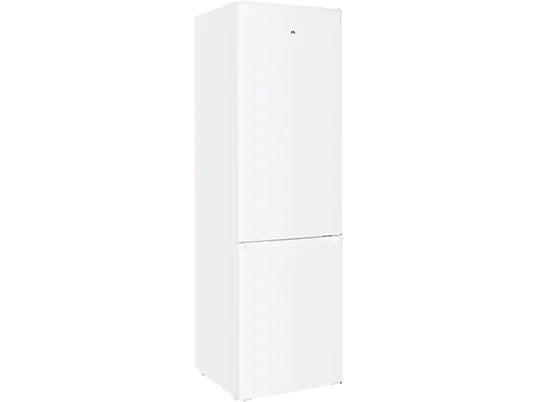 Frigorífico Combi - OK OFK 651 E W, Compresor, 180 cm, 262 L, pies ajustables, Blanco