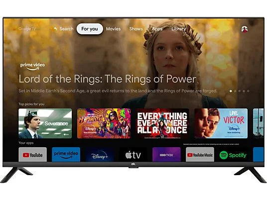 TV DLED 40 - OK OTV 40gf-5023c, Full HD, Smart TV, DVB-T2 (H.265)