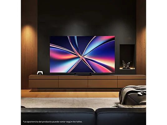 TV Mini LED 75 - Hisense 75E8Q, UHD 4K, 144 Hz, Hi-View Engine, Escalador HDR IA, Subwoofer integrado, Negro