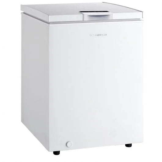 Schneider SCCFD93W+ congelador Vertical 93L Display en puerta Blanco