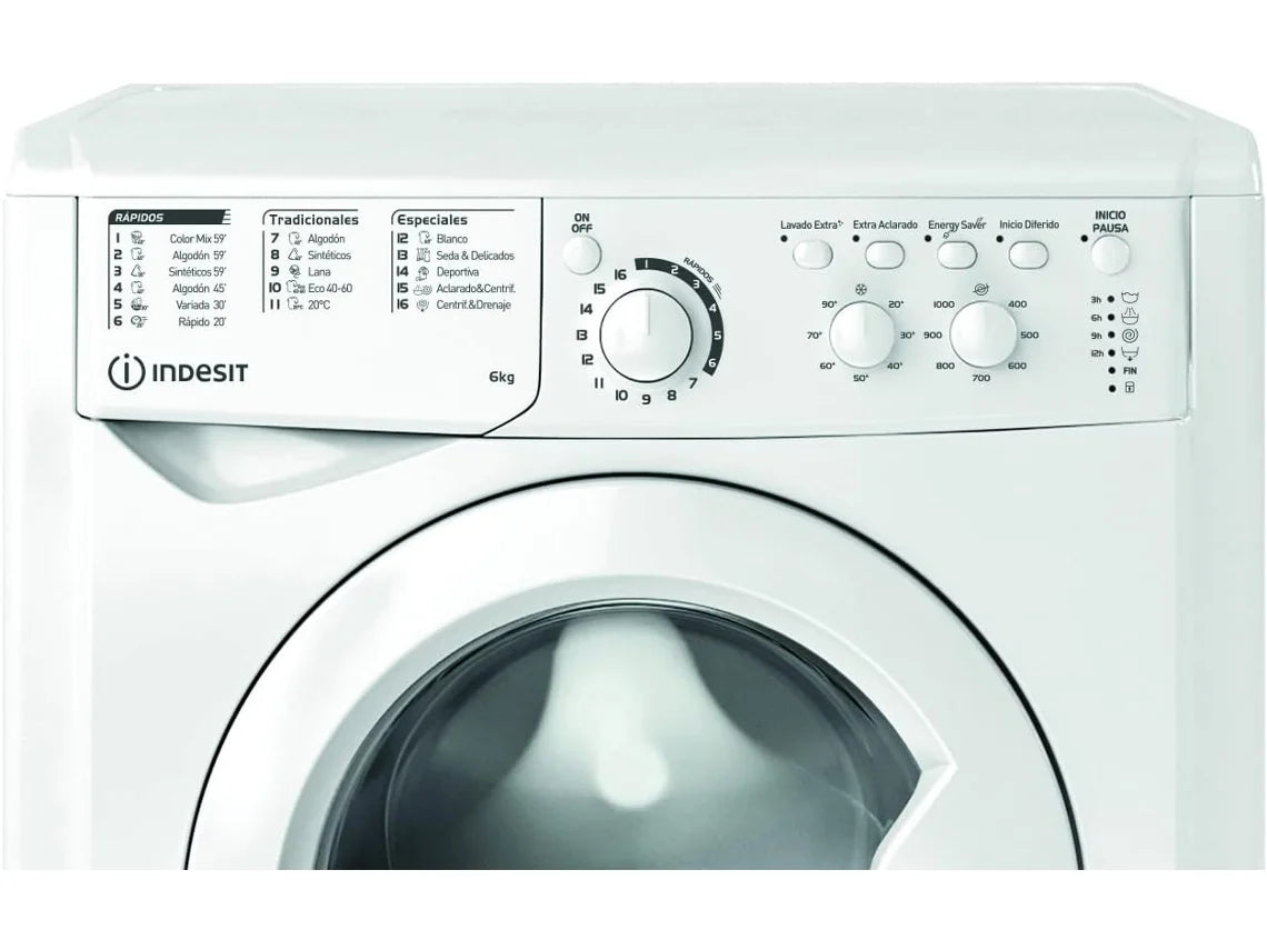 Indesit EWC61050WSPN lavadora 6 kg 1000 rpm