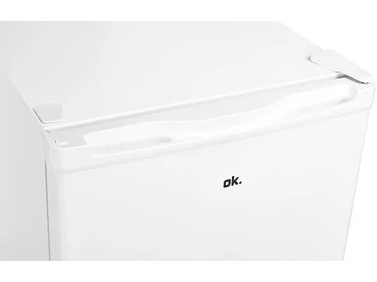Frigorífico Table Top - OK OFK 061 E W, Compresor, 51 cm, 41 L, independiente, Compresor Blanco