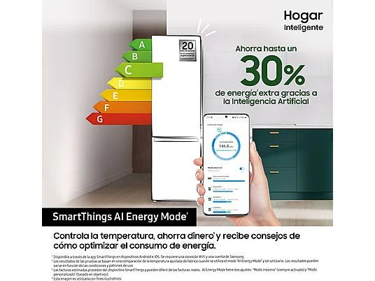 Frigorífico Combi Samsung RB38C675CS9EF Inox