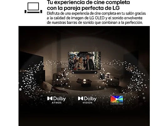 TV OLED 77" - LG OLED77G54LW, OLED 4K, Procesador Inteligente α11 AI Processor 4K Gen2, Smart TV, Rocky Black