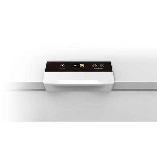 Schneider SCCFD93W+ congelador Vertical 93L Display en puerta Blanco