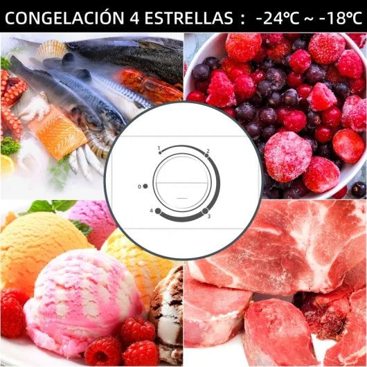 Congelador Vertical 145l 5 cajones puerta Reversible Chiq