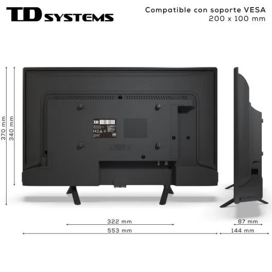 Televisor Smart TV 24 pulgadas - Td Systems PRIME24C19GLE