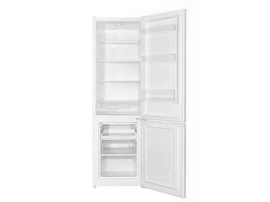 Frigorífico Combi - OK OFK 651 E W, Compresor, 180 cm, 262 L, pies ajustables, Blanco