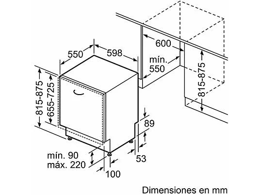 Balay 3VF5331NA lavavajillas Integrable