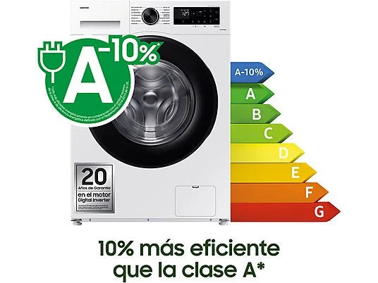 Samsung WW90CGC04DAEEC lavadora de carga frontal 9kg a Blanco