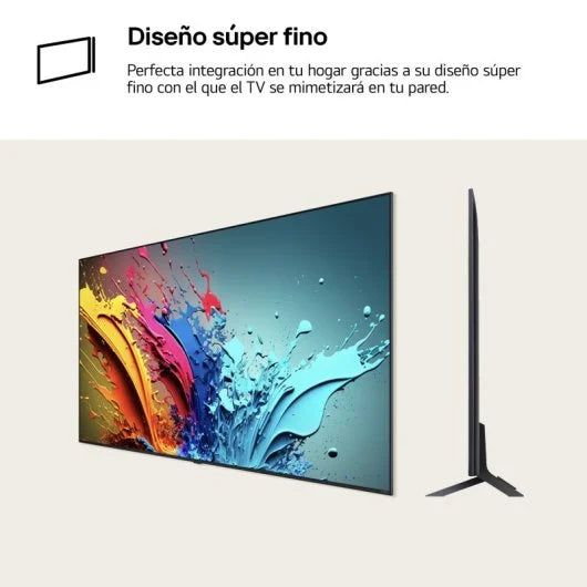 TV LG 43QNED80T6A 43 QNED UltraHD 4K HDR10 WebOS24 AI ThinQ