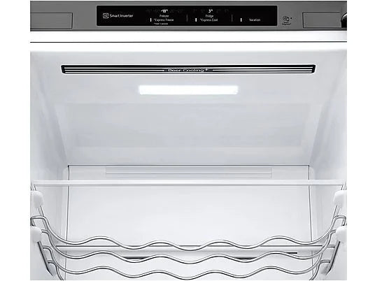 Frigorífico combi - LG GBV3200DPY, Total no Frost, 203 cm, 387 L, DoorCooling+™, FRESHConverter™, Inox antihuellas