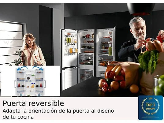 Beko RFNE312K31XBN congelador Vertical