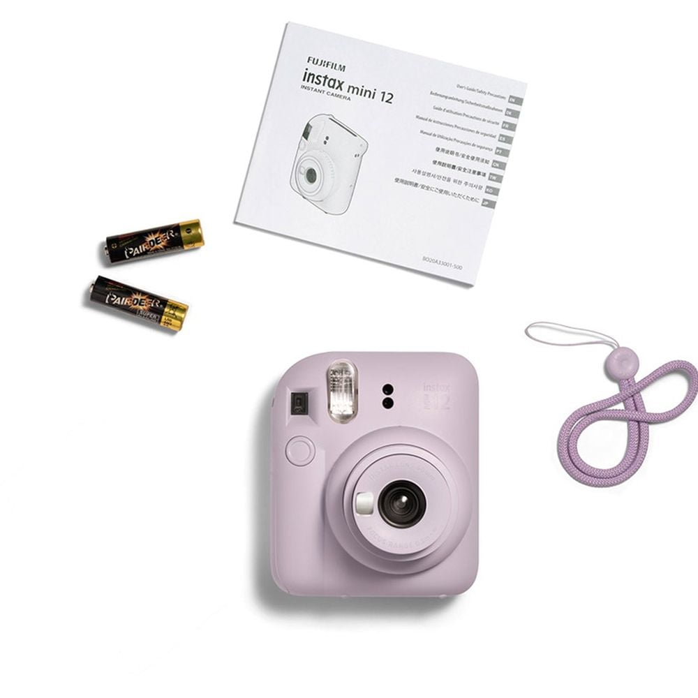 Kit cámara instantánea Fujifilm Instax Mini 12 Lila