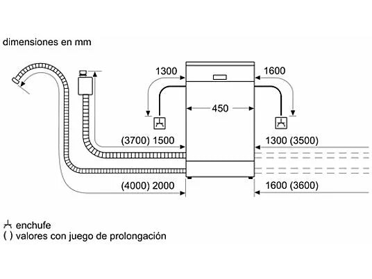 Balay 3VT4031NA lavavajillas Integrable 45 cm.