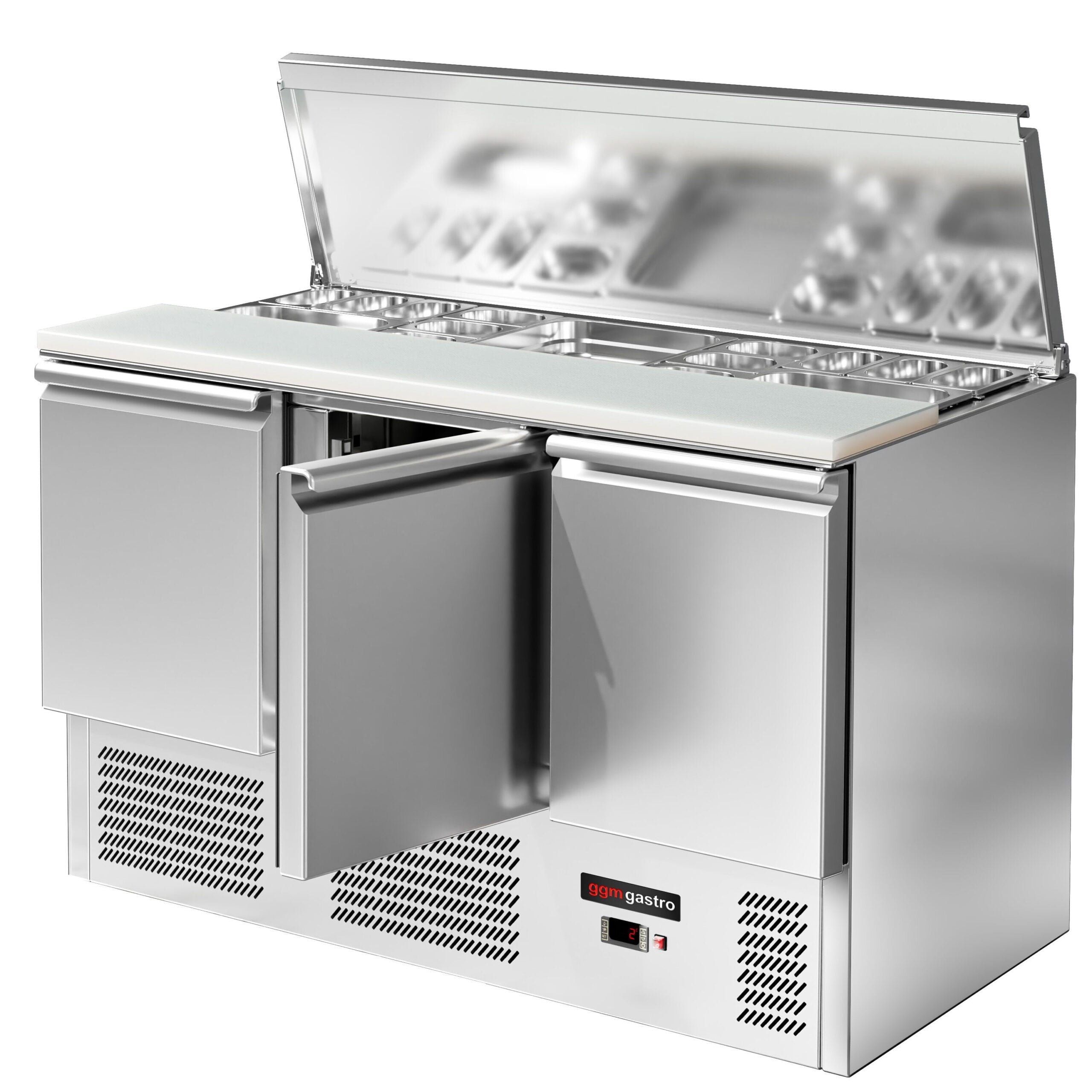 Saladette Eco - 1,37 x 0,7 M - con 3 puertas  GGM Gastro