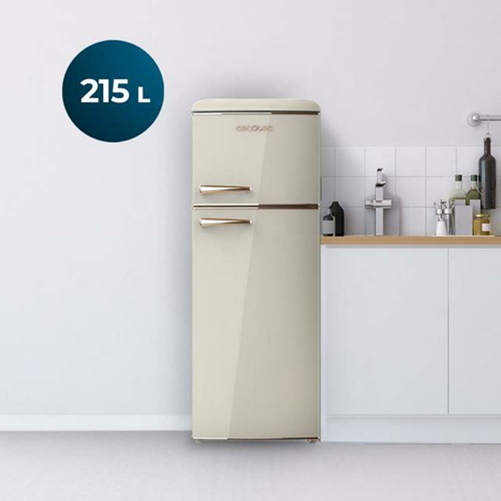 Cecotec Bolero CoolMarket 2d Origin 215 Beige E Frigorífico dos