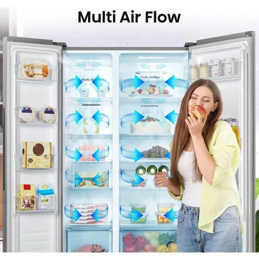 Frigorífico americano Hisense RS677N4BIE Inox