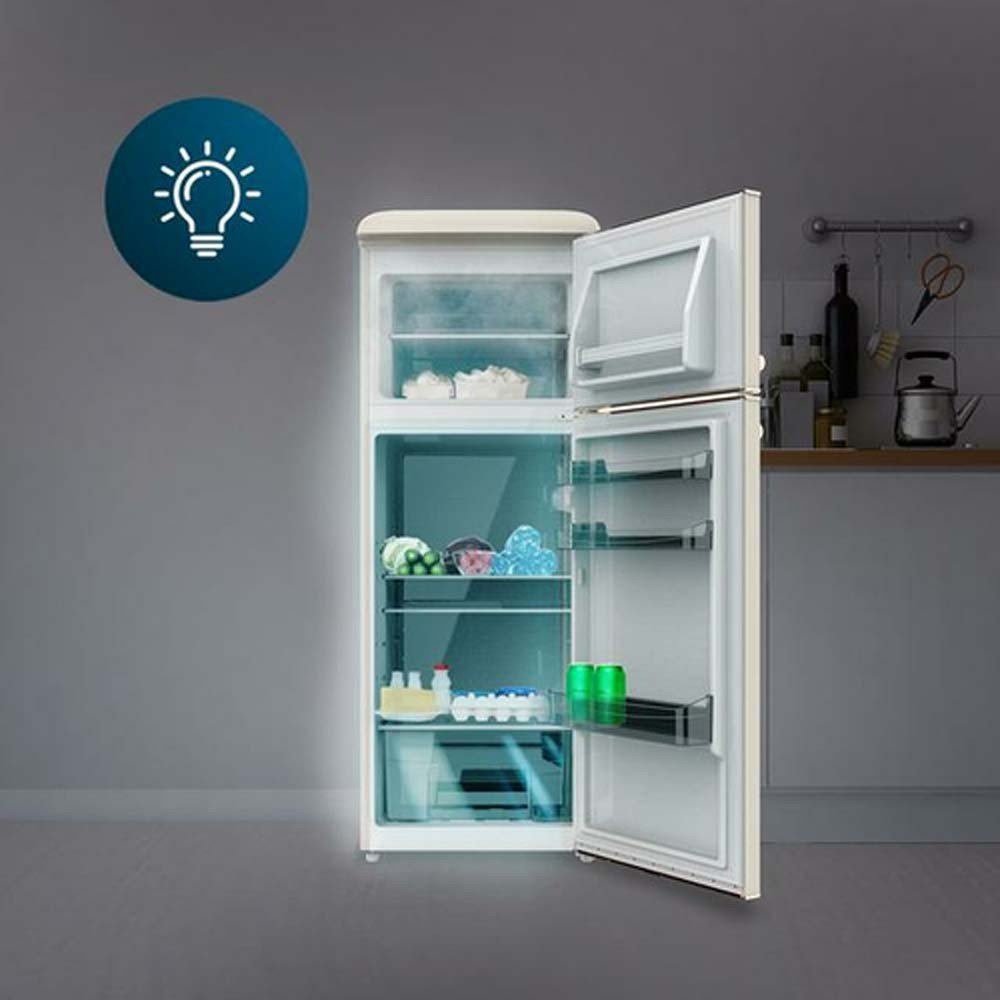 Cecotec Bolero CoolMarket 2d Origin 215 Beige E Frigorífico dos