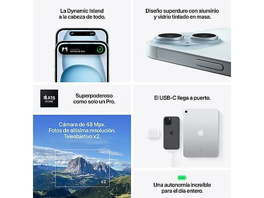 Apple iPhone 15 128GB Rosa