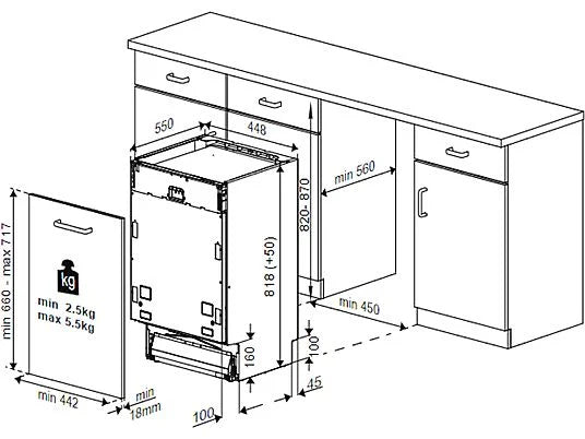 Beko DIS35023 lavavajillas Integrable 45cm