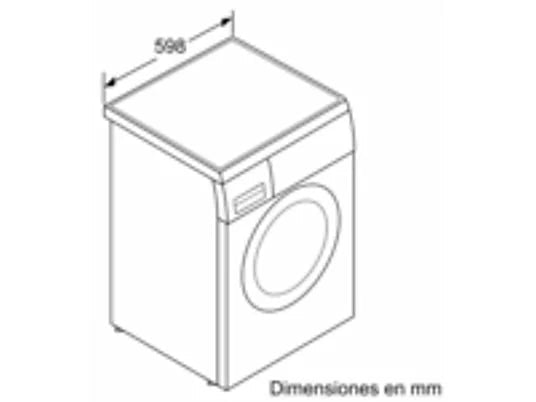 Bosch WUU28T63ES lavadora 8 Kg.