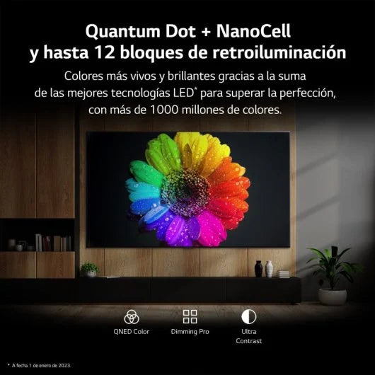 QNED LG 75QNED756RA 75 4K Smart TV Wifi