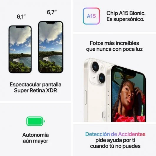Apple iPhone 14 Plus Azul 128GB