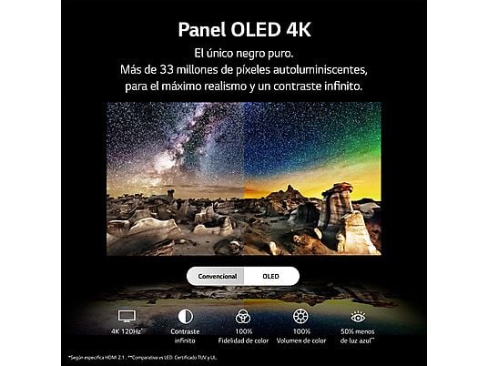 Smart TV LG 55" 4K 3840x2160 OLED55B36LA