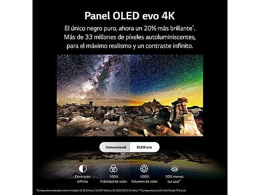 Smart TV LG OLED55C32LA.AEU 4K Ultra HD 55 HDR HDR10 Oled AMD FreeSync Dolby Vision