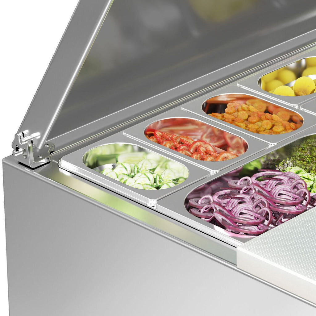 Saladette Eco - 1,37 x 0,7 M - con 3 puertas  GGM Gastro