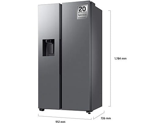 Samsung Frigorífico Americano Bespoke AI 178cm 640L Clase E RS70F64KETE