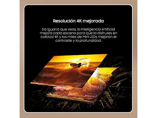 TV Neo QLED 55 - Samsung TQ55QN95DATXXC, UHD 4K Mini LED, Procesador NQ4 AI Gen2 , Smart TV, DVB-T2 (H.265), Graphite Black