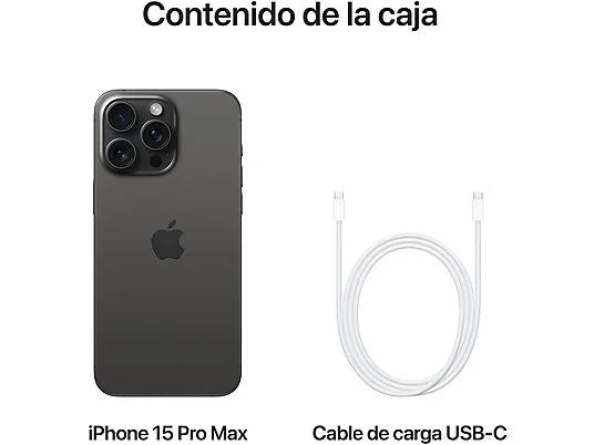 Apple iPhone 15 Pro Max 256 GB / titanio Negro