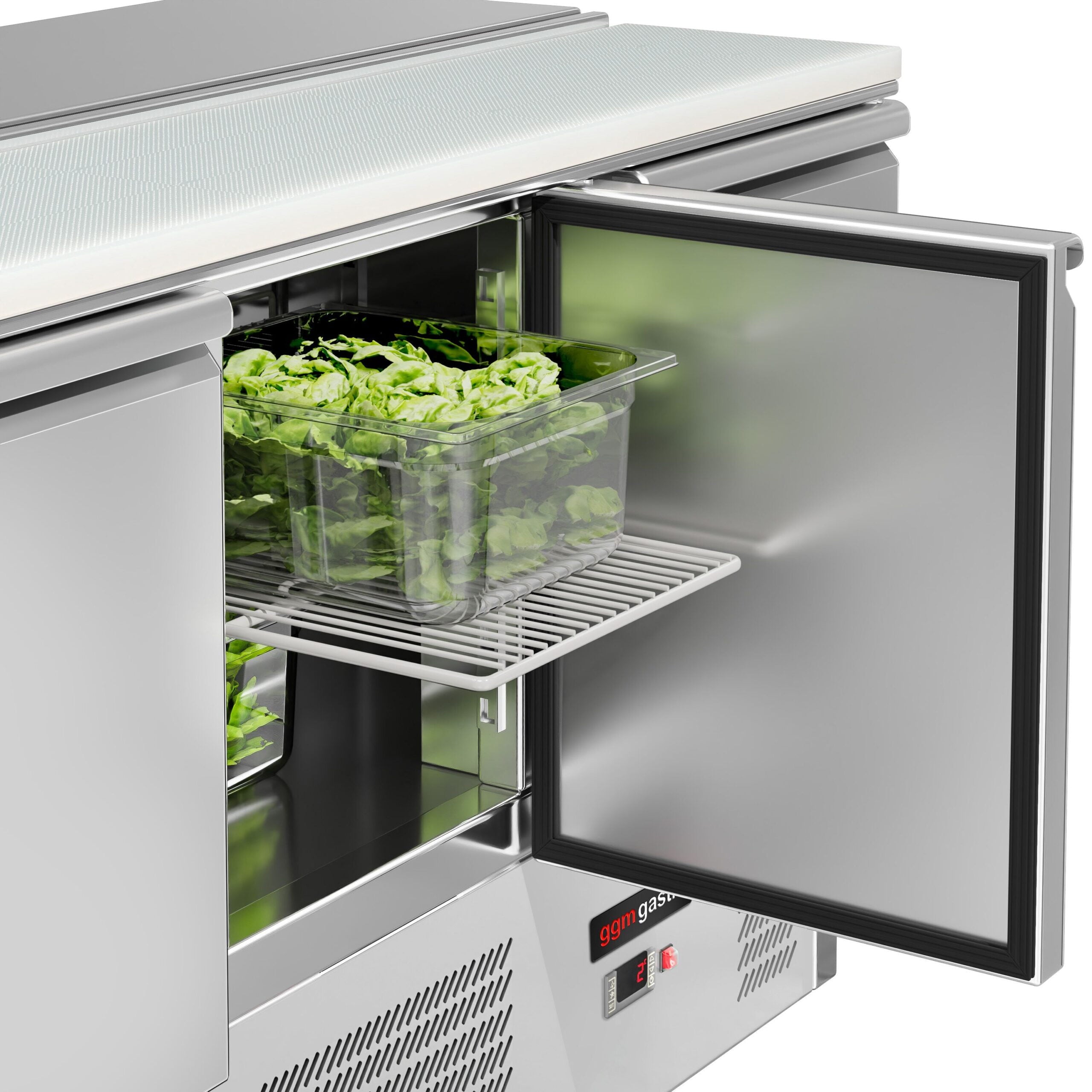 Saladette Eco - 1,37 x 0,7 M - con 3 puertas  GGM Gastro