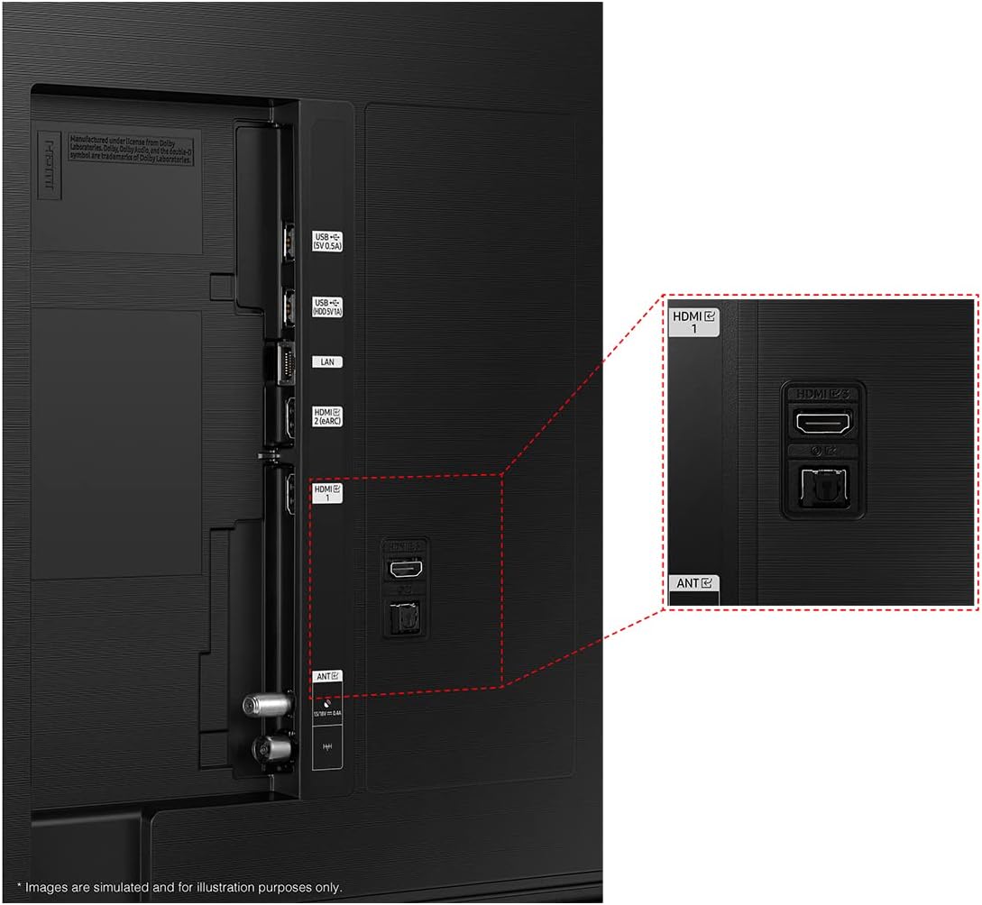 2023 43 pulgadas Q60C Qled 4K HDR Smart TV QE43Q60CAUXXU