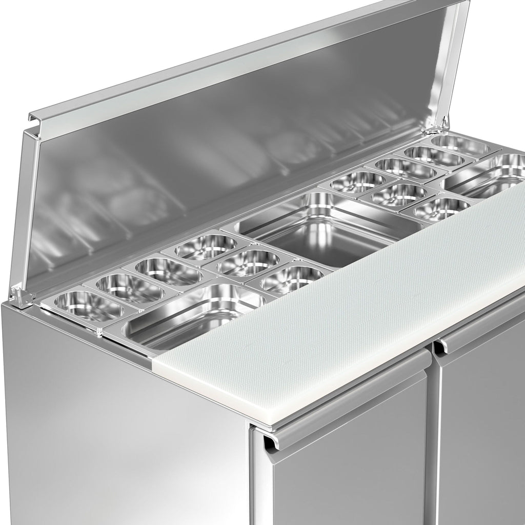 Saladette Eco - 1,37 x 0,7 M - con 3 puertas  GGM Gastro